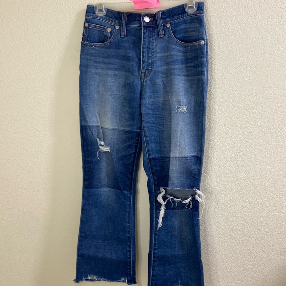 Madewell Patch Distressed Denim Rise 10‎ Inseam 25